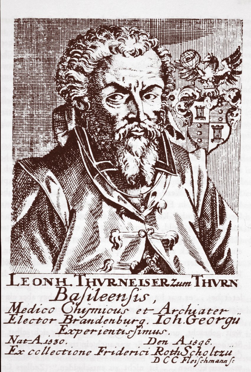 Leonhard Thurneysser zum Thurn, from Quinta Essentia, c.1569 by Daniel Seidel