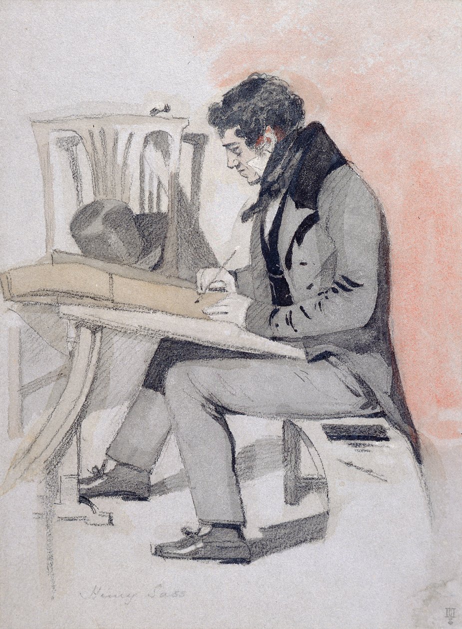 Henry Sass by Daniel Maclise