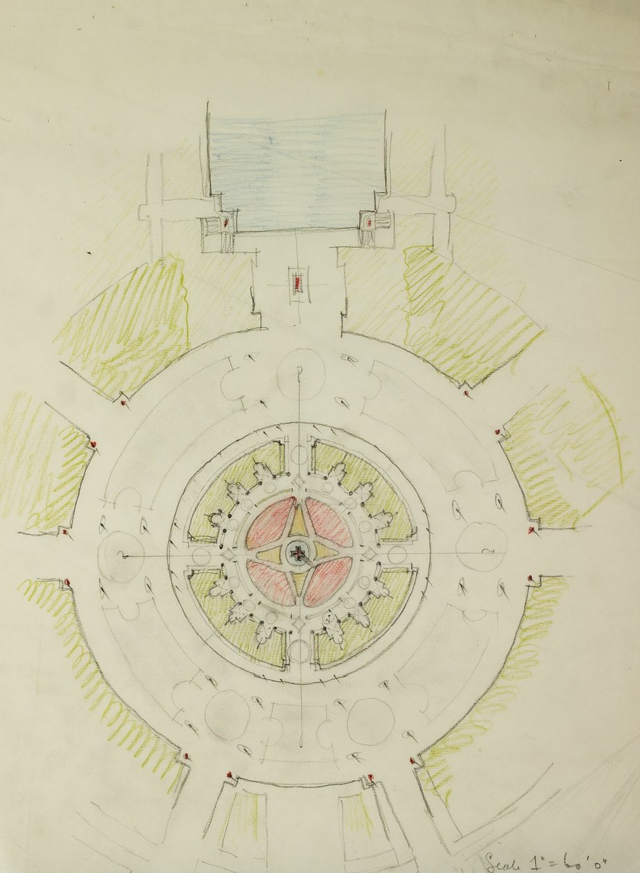 Potomac Round Point, Washington D.C., Plan Sketch by Daniel Burnham