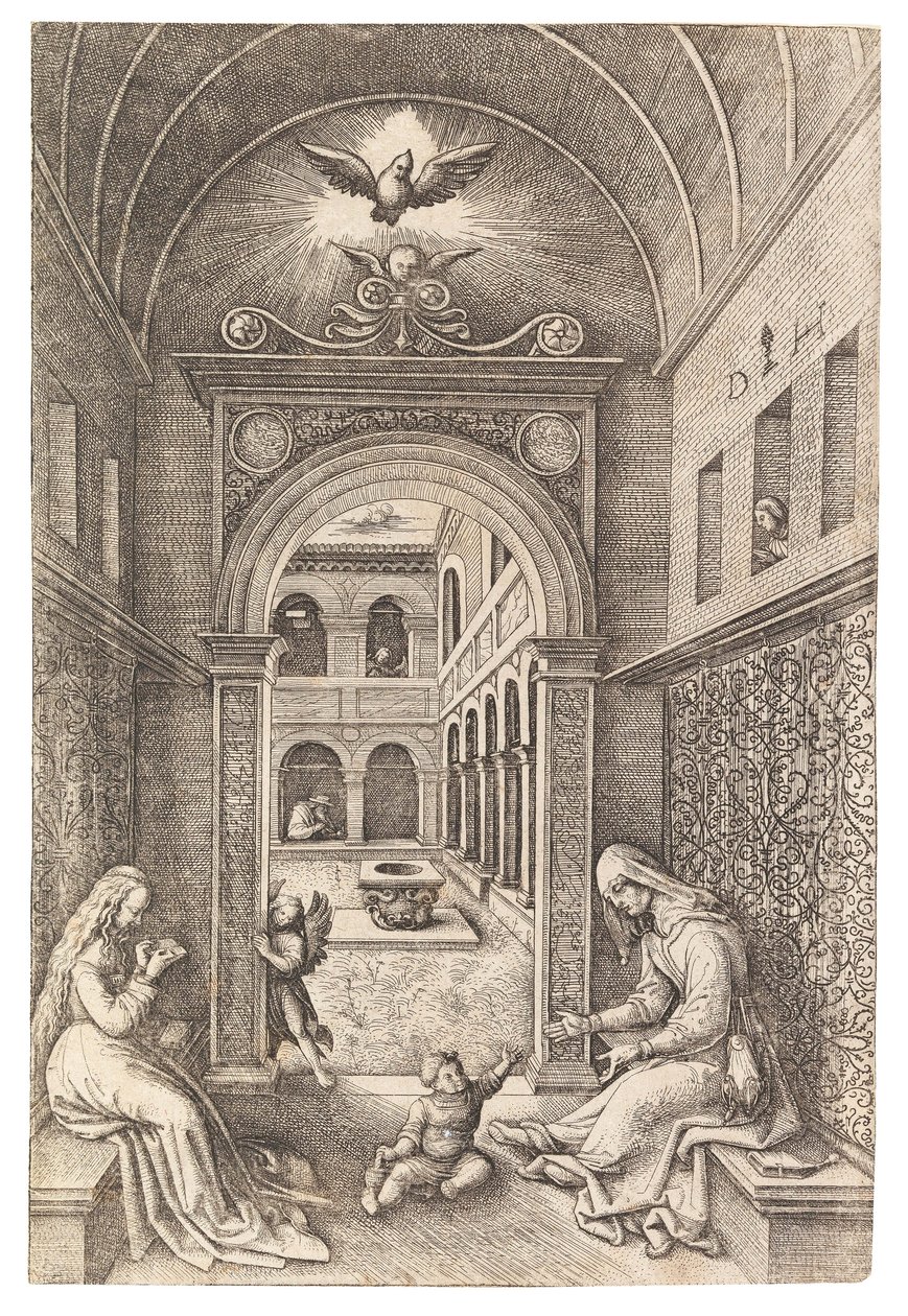 The Virgin and Child with Saint Anne, c. 1500 by Daniel Hopfer the Elder