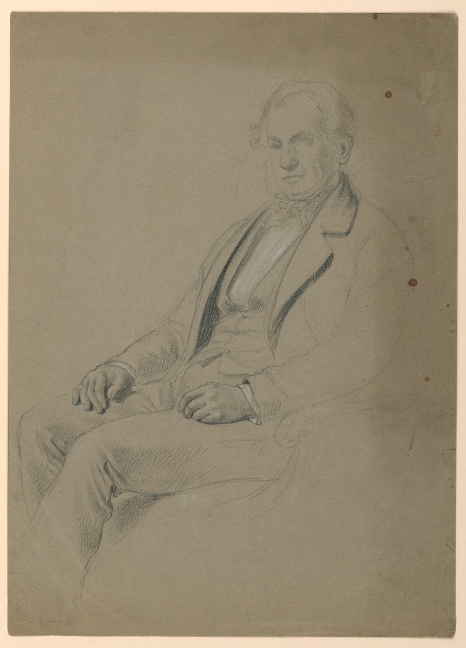 Man Seated, 1860 by Daniel Huntington