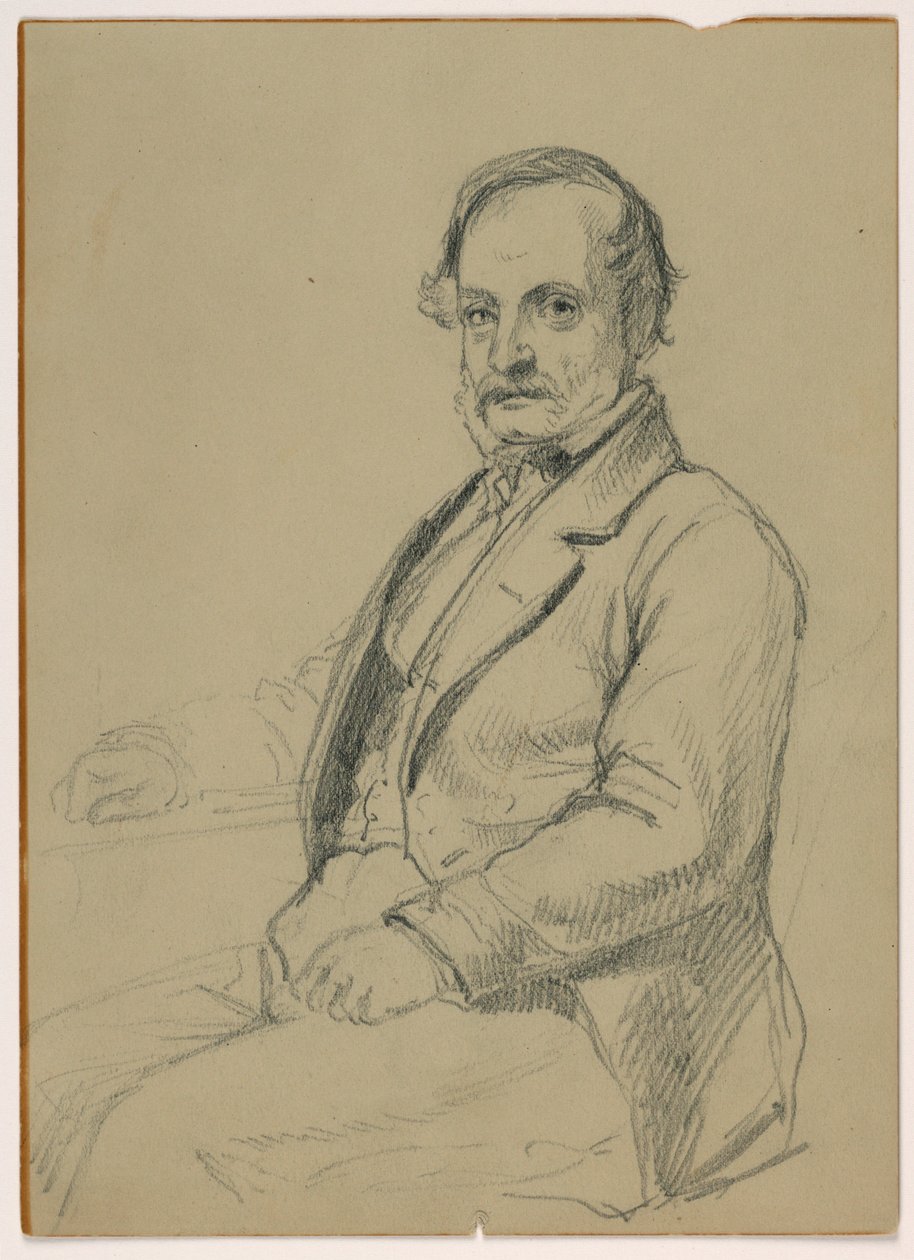Man Seated, ca. 1860 by Daniel Huntington