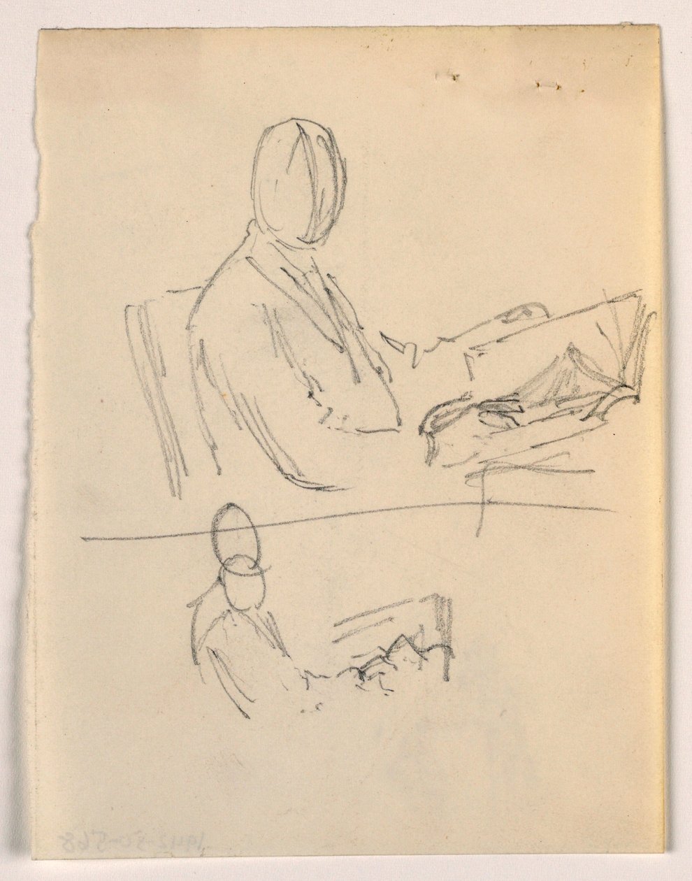Man Seated with a Book, 1879-86 by Daniel Huntington