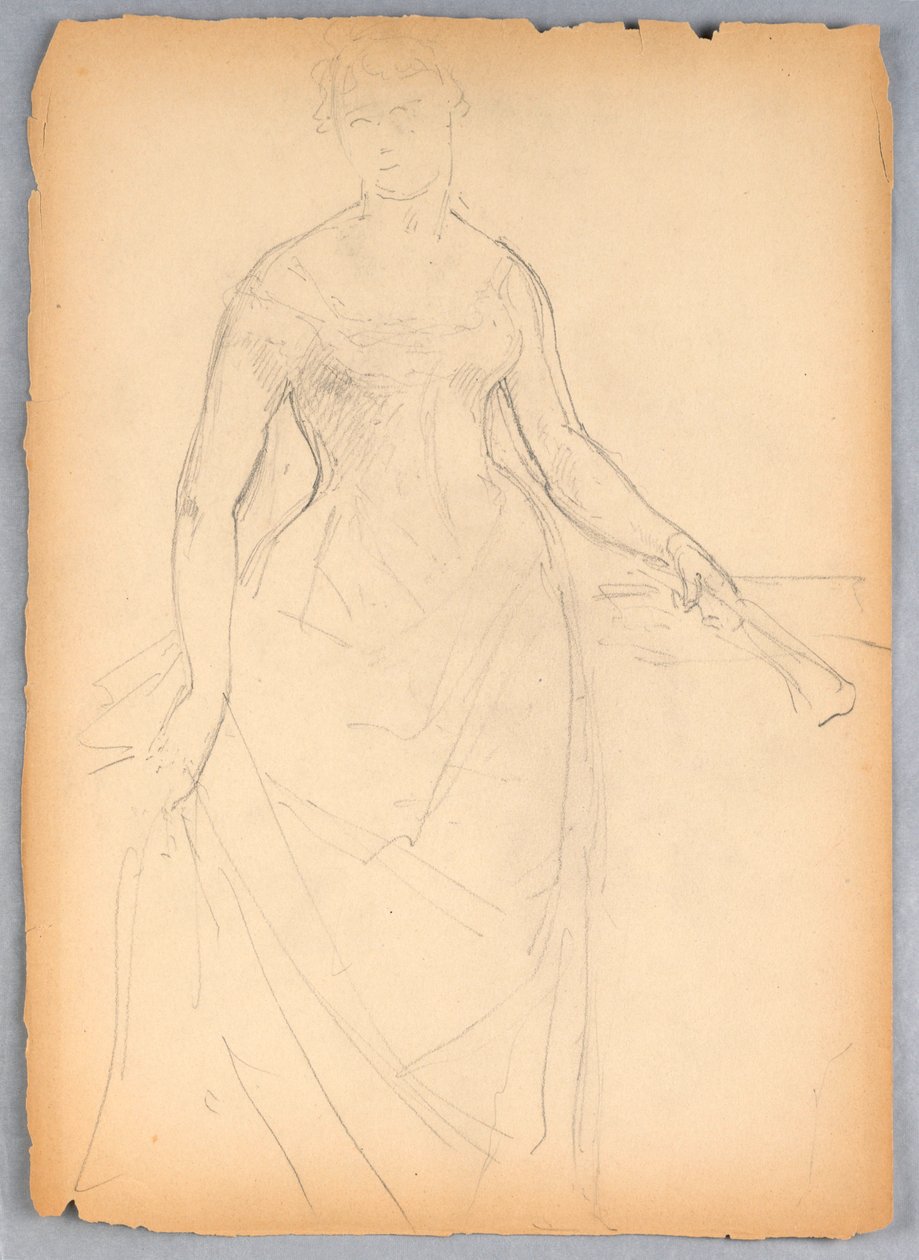 Sketch for a Portrait of Bella Worsham, 1878 by Daniel Huntington
