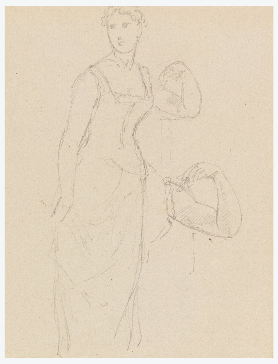 Sketch for a Portrait of Bella Worsham, 1878 by Daniel Huntington
