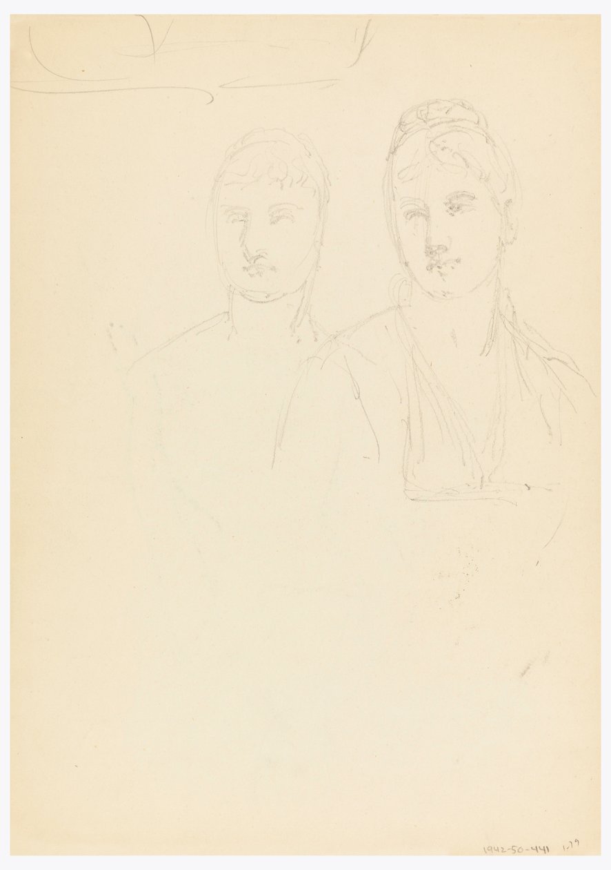 Sketch for a Portrait of Bella Worsham, 1878 by Daniel Huntington