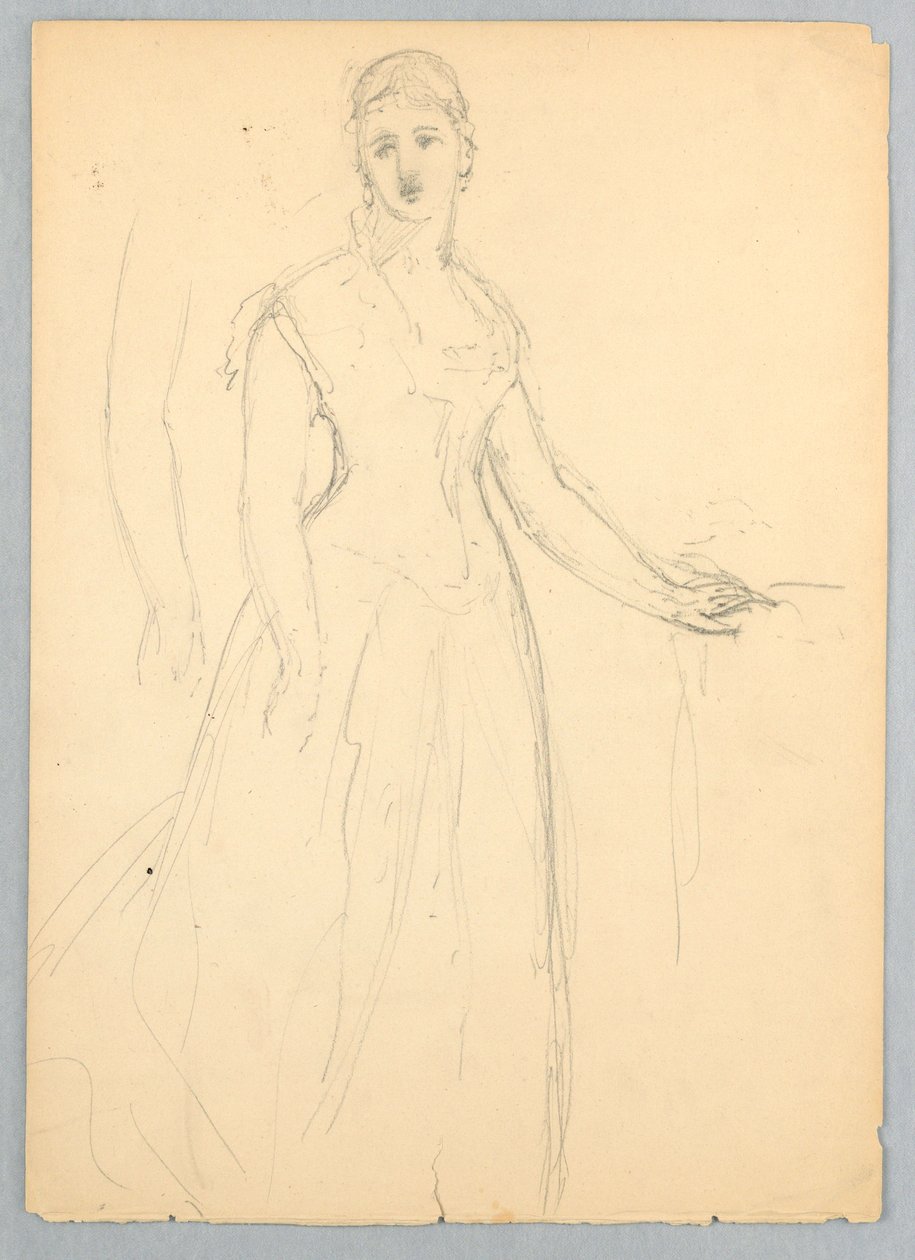 Sketch for a Portrait of Bella Worsham, 1878 by Daniel Huntington
