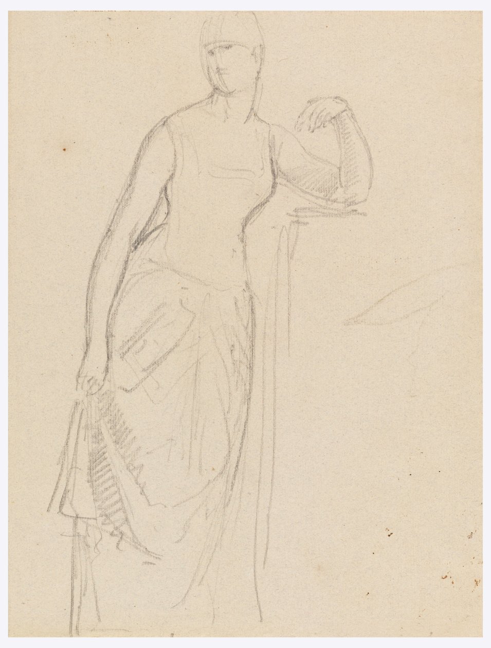 Sketch for a Portrait of Mrs. Bella Worsham, 1878 by Daniel Huntington