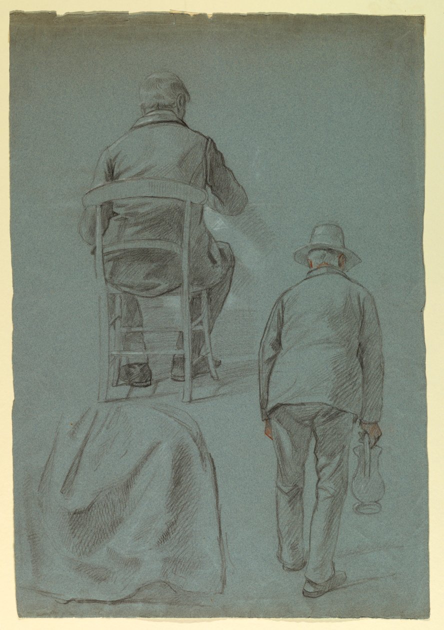 Skirt Drapery for Mrs. Sheppard Gandy, 1859 by Daniel Huntington