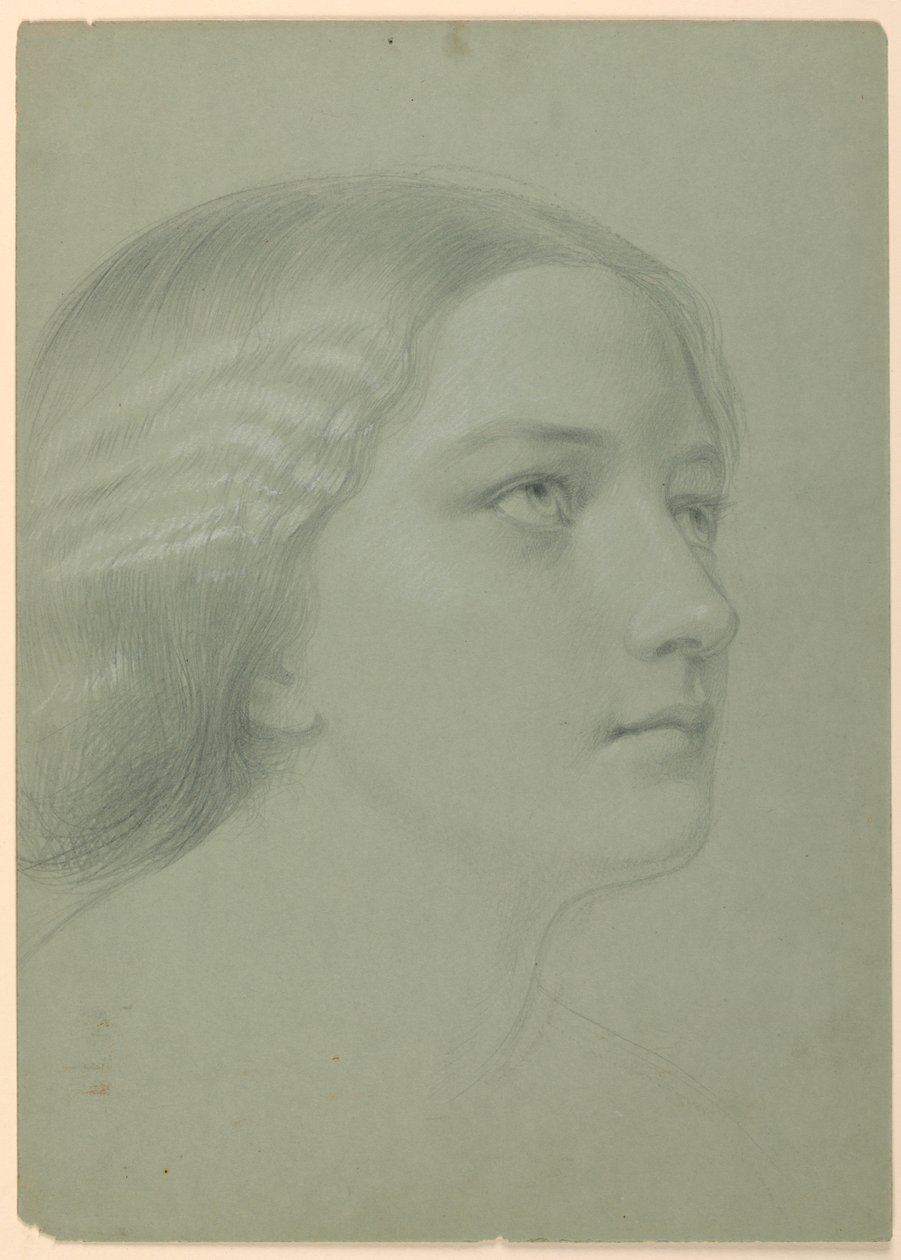 Study for "A Magdalen", 1852 by Daniel Huntington