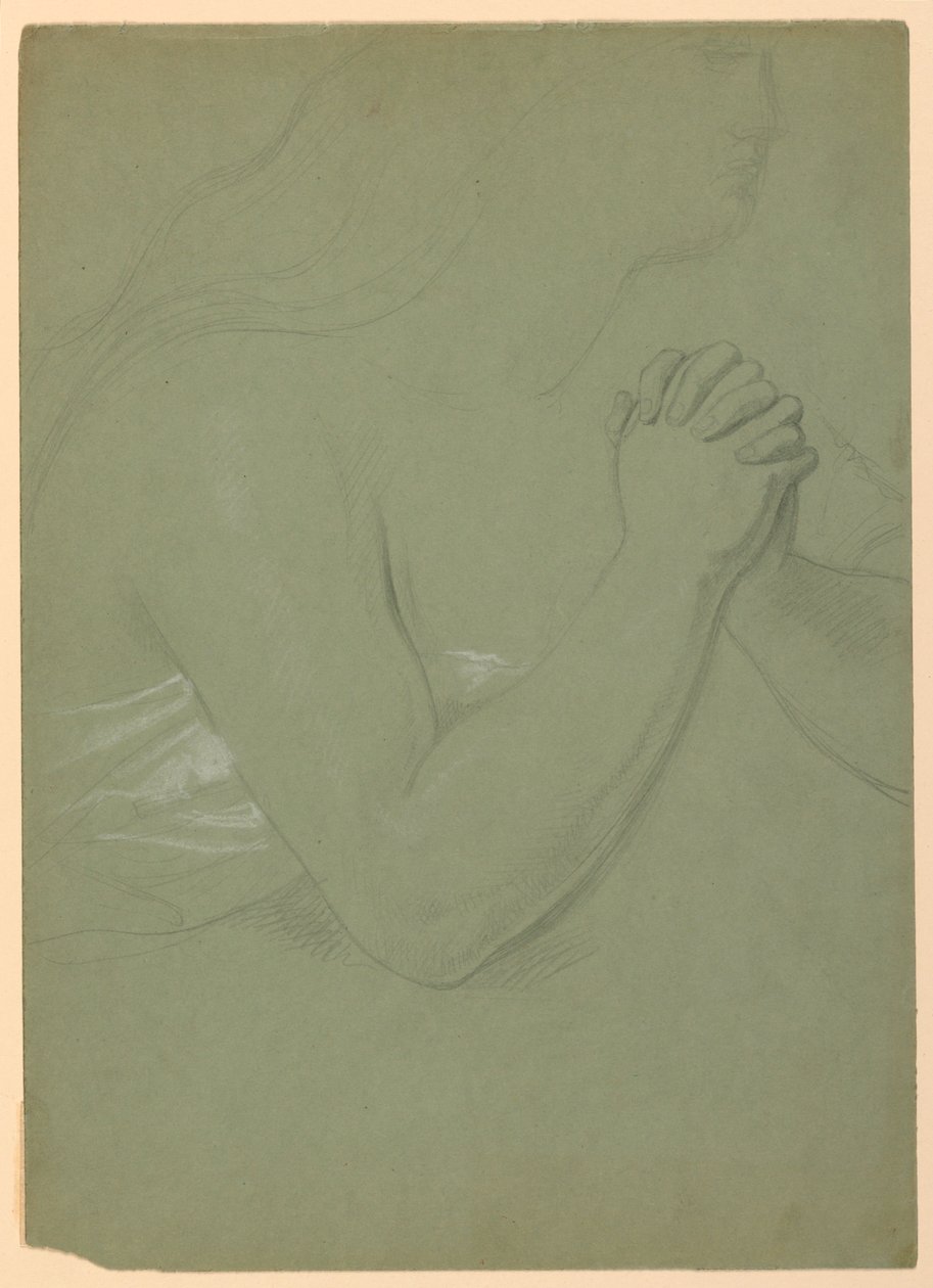 Study for "A Magdalen", 1852 by Daniel Huntington