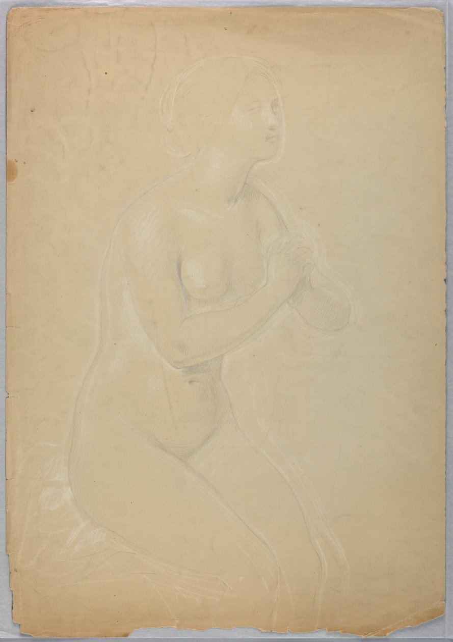 Study for "A Magdalen", 1852 by Daniel Huntington