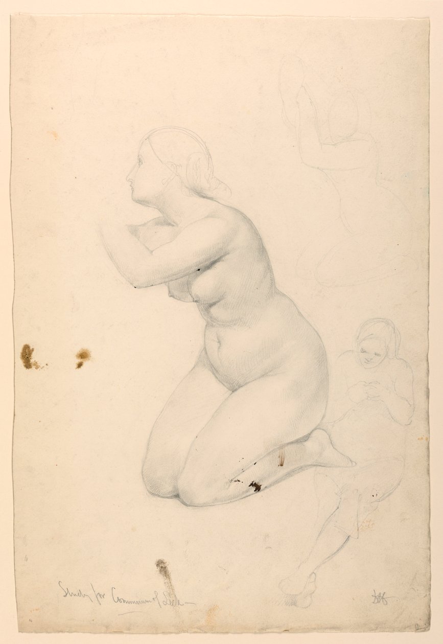 Study for "Communion of the Sick", 1844-45 by Daniel Huntington