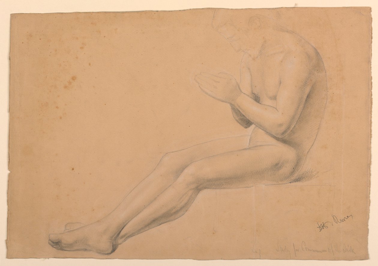 Study for "Communion of the Sick", 1844-45 by Daniel Huntington