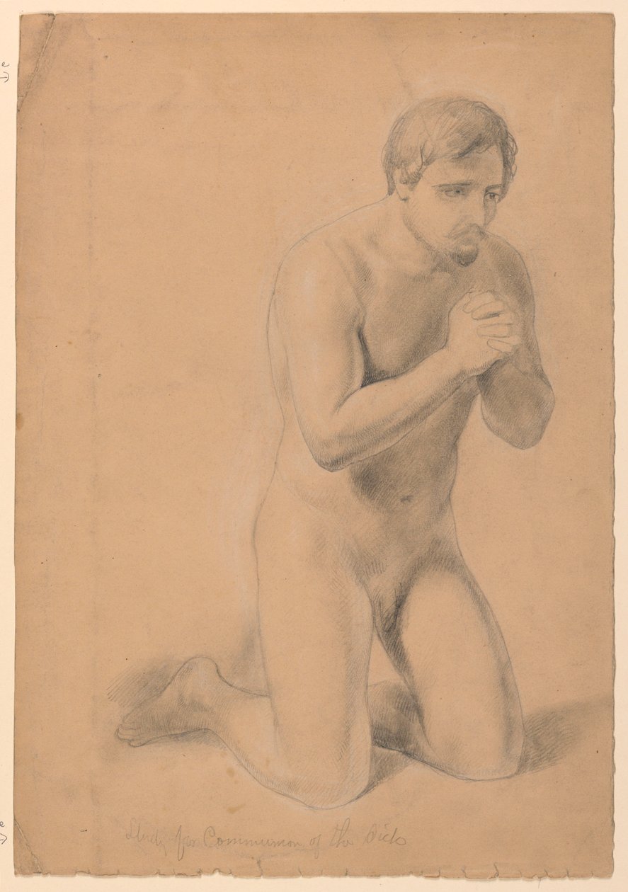 Study for "Communion of the Sick", 1844 by Daniel Huntington