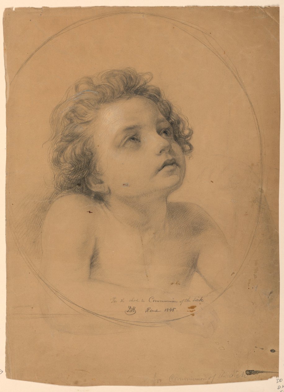 Study for "Communion of the Sick", 1845 by Daniel Huntington