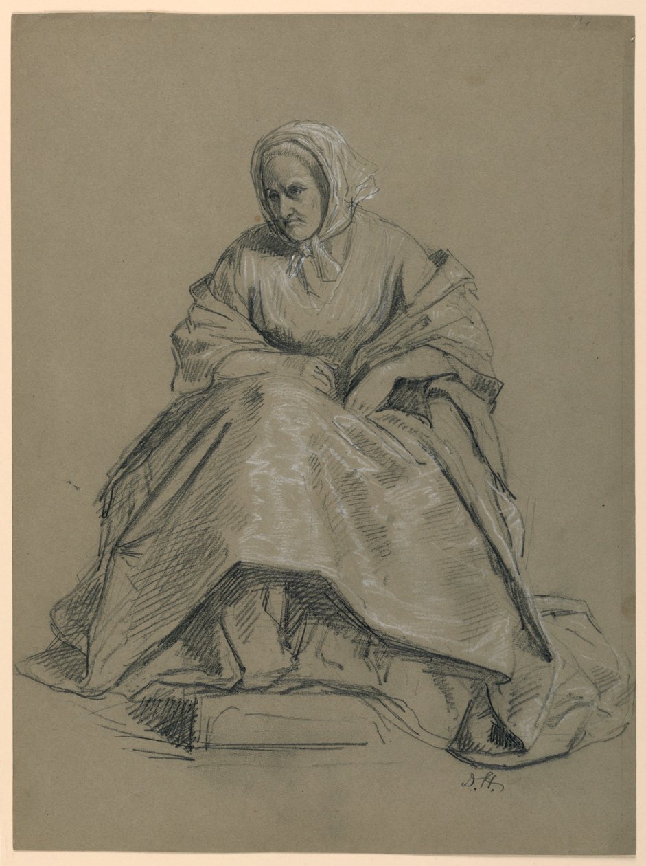 Study for "Martha Washington Reception", 1860 by Daniel Huntington