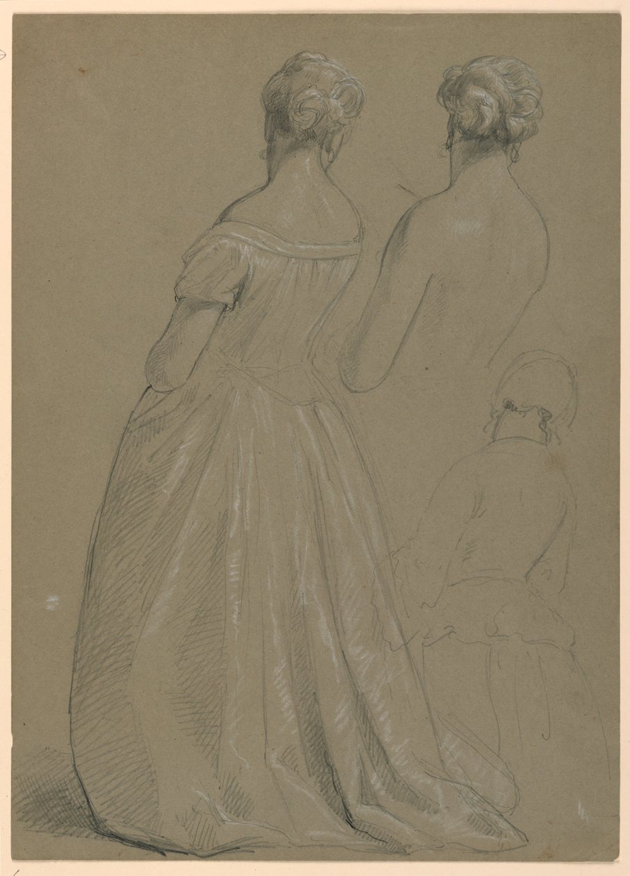 Study for "Martha Washington Reception", 1860 by Daniel Huntington
