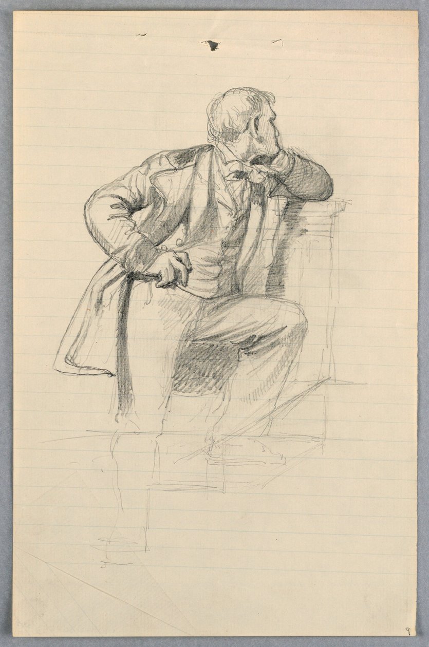 Study for "Scientific Group", 1858 by Daniel Huntington