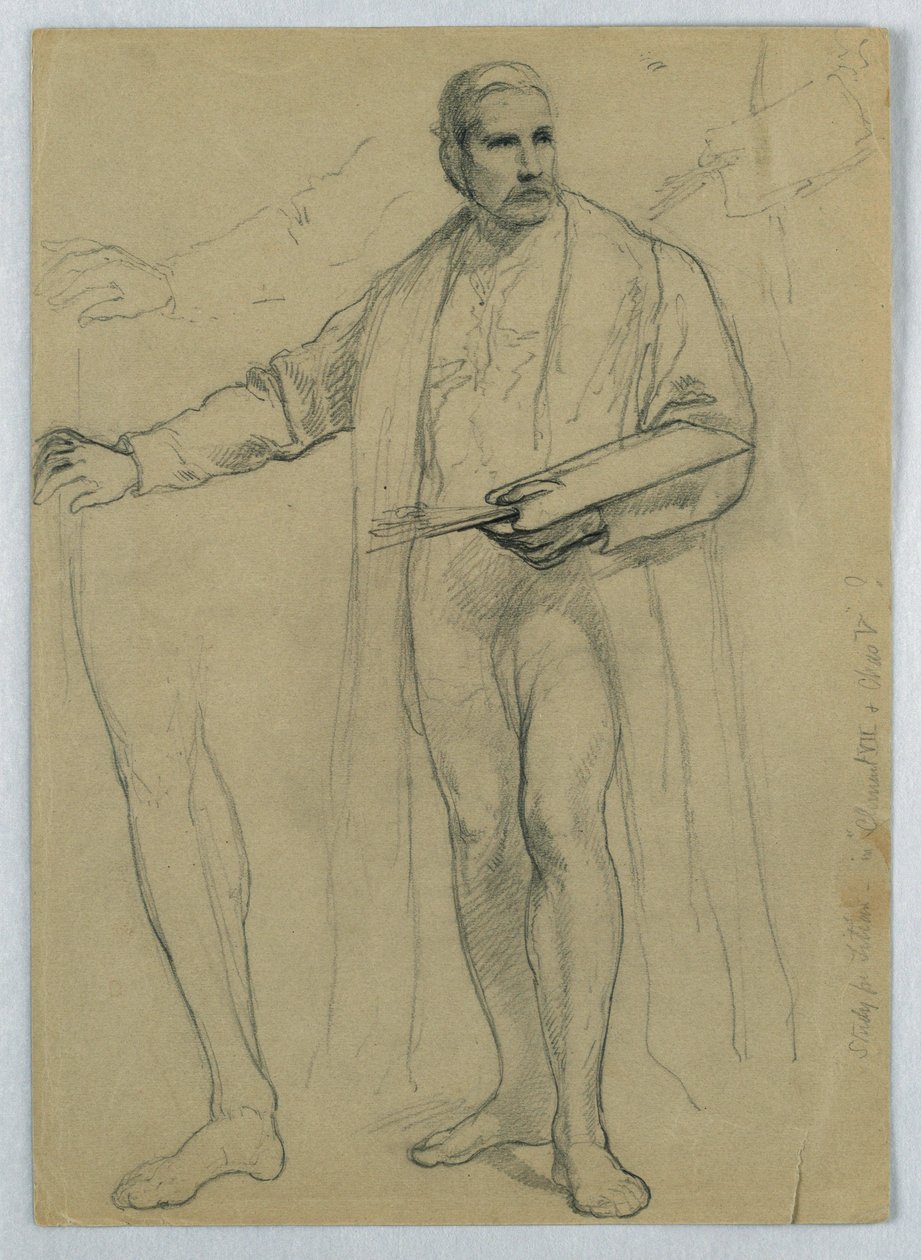 Study for "Titian Showing", 1866 by Daniel Huntington