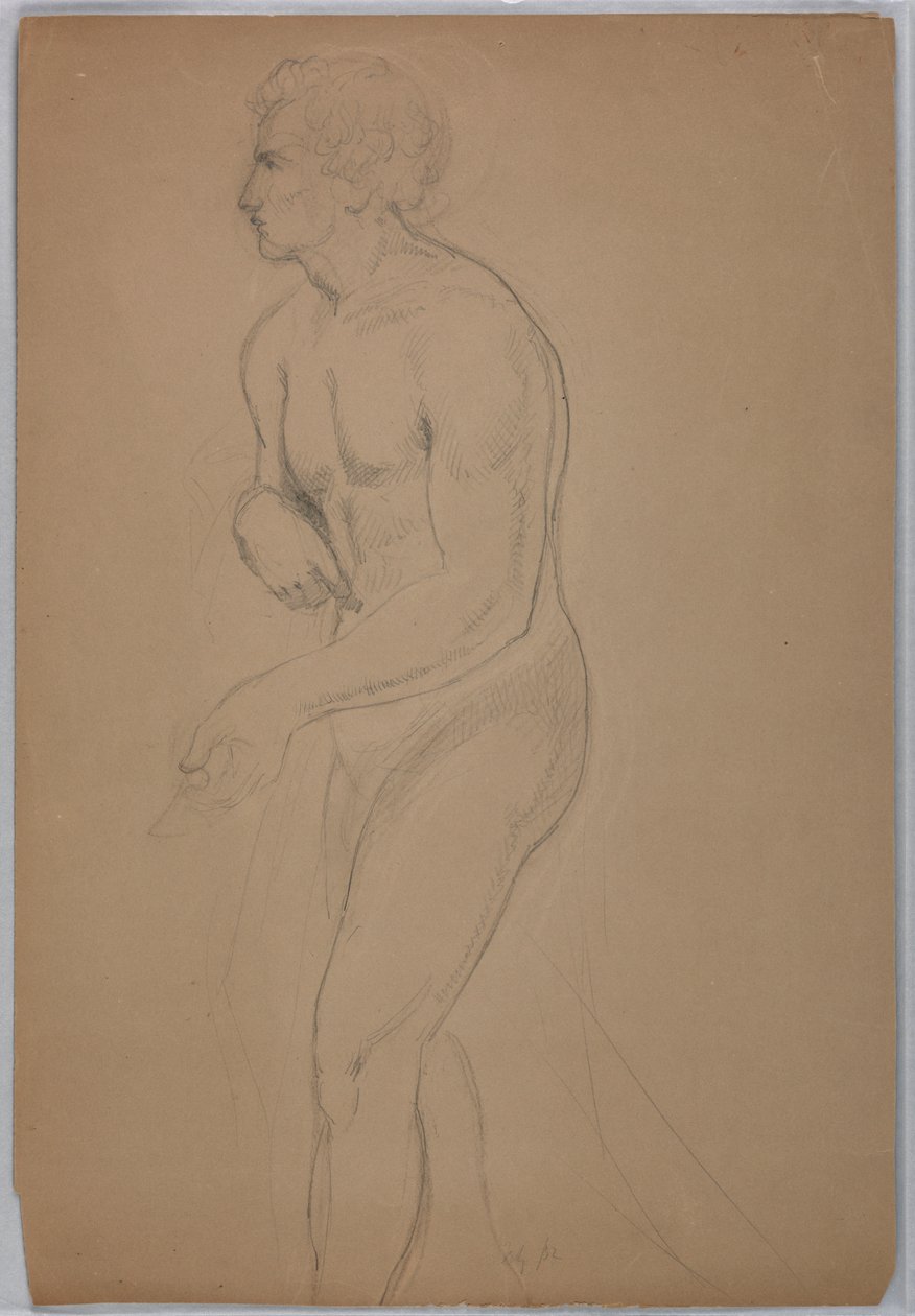 Study for "Tribute Money", July 1852 by Daniel Huntington
