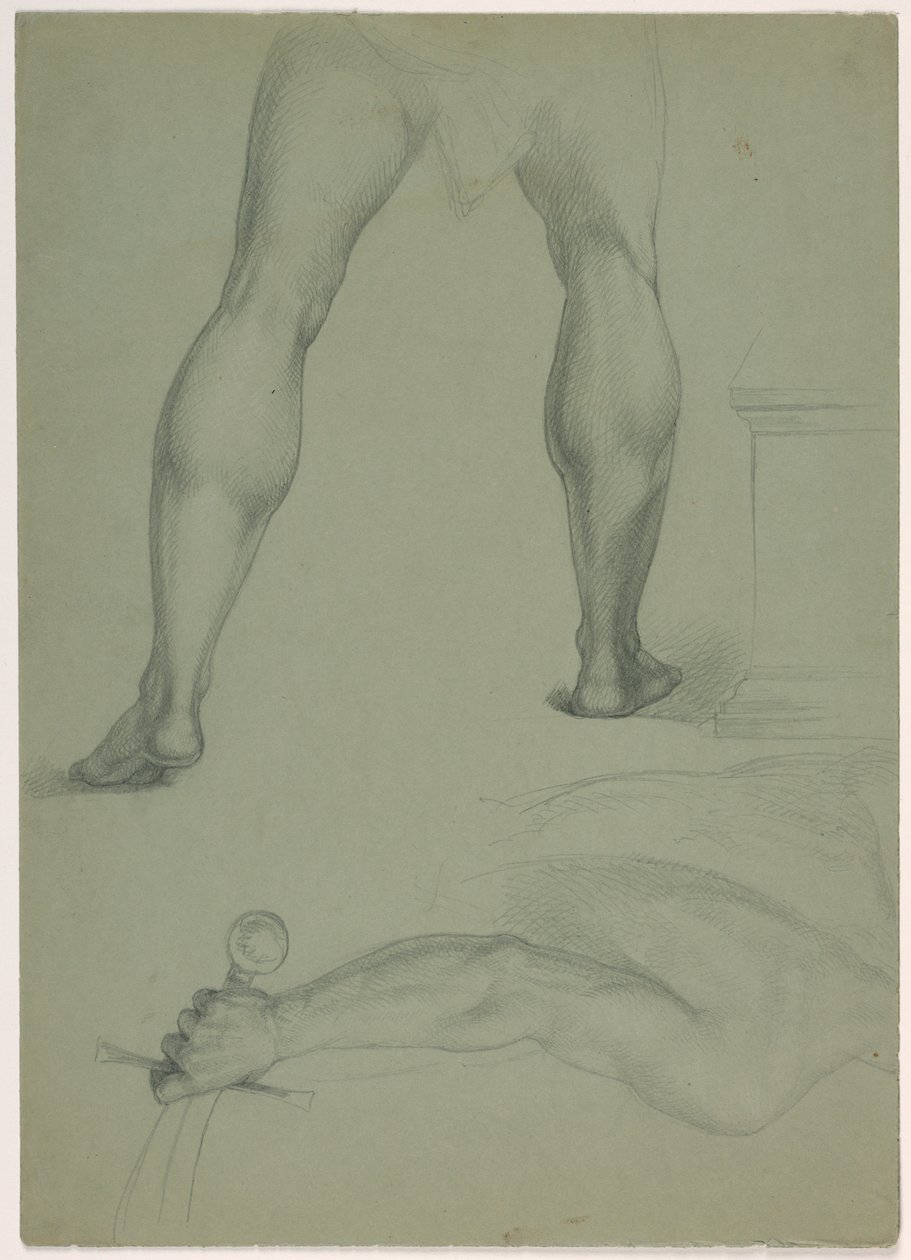 Two Anatomical Studies, ca. 1850 by Daniel Huntington