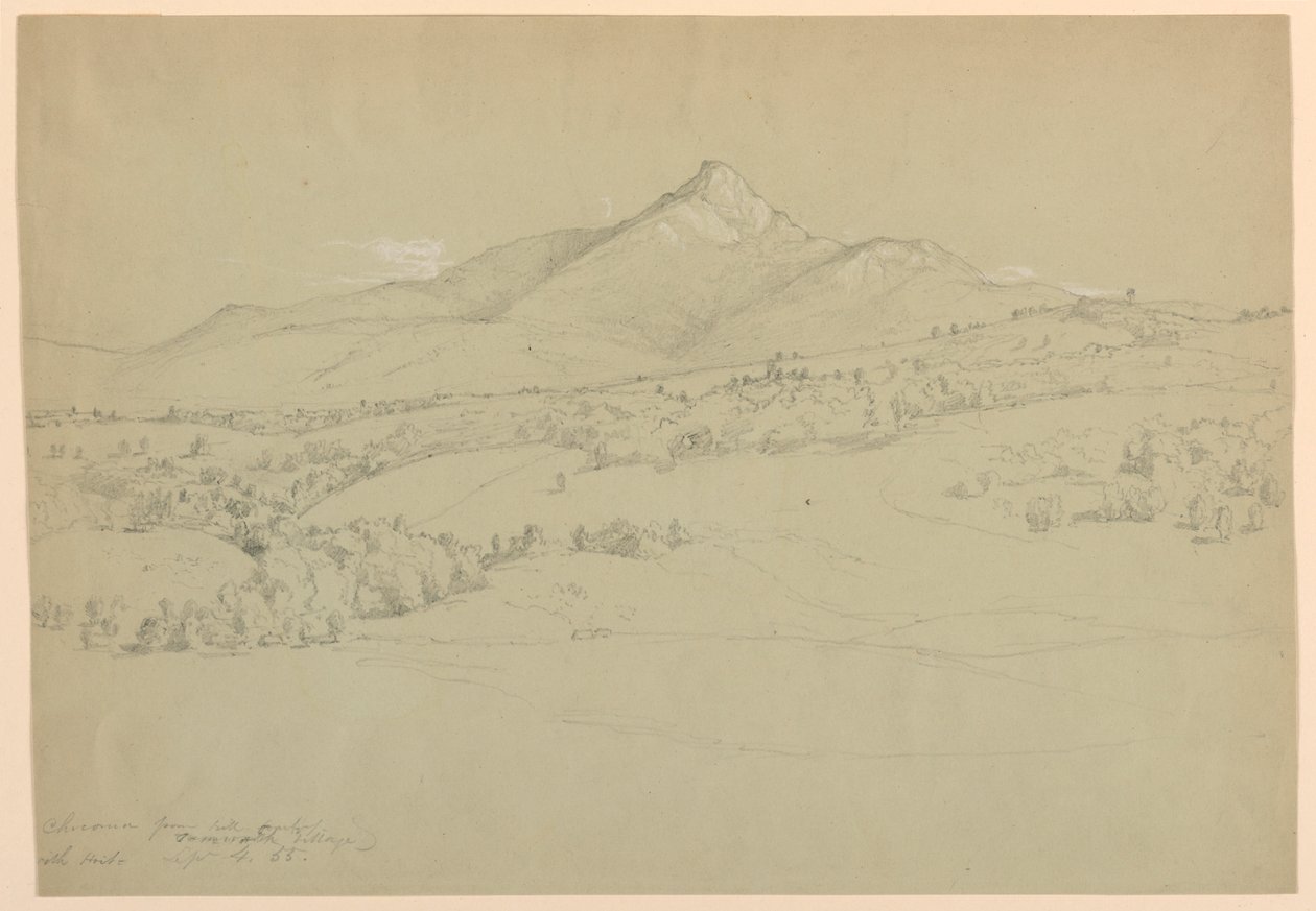 Mount Chocorua from Hill Near Tamworth Village by Daniel Huntington