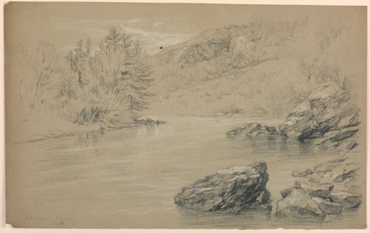 The Androscoggin River at Gorham, New Hampshire by Daniel Huntington