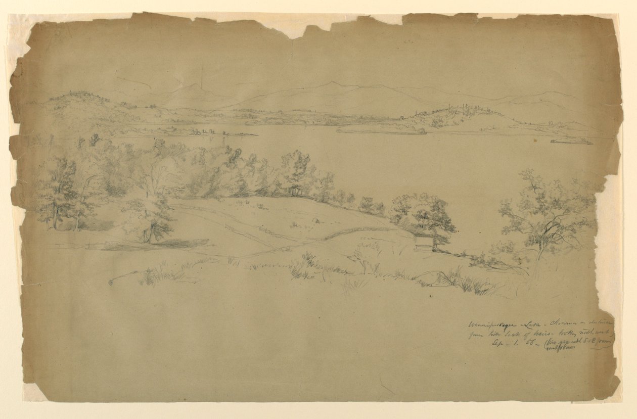 Winnipesaukee Lake, Chocorua in Distance by Daniel Huntington