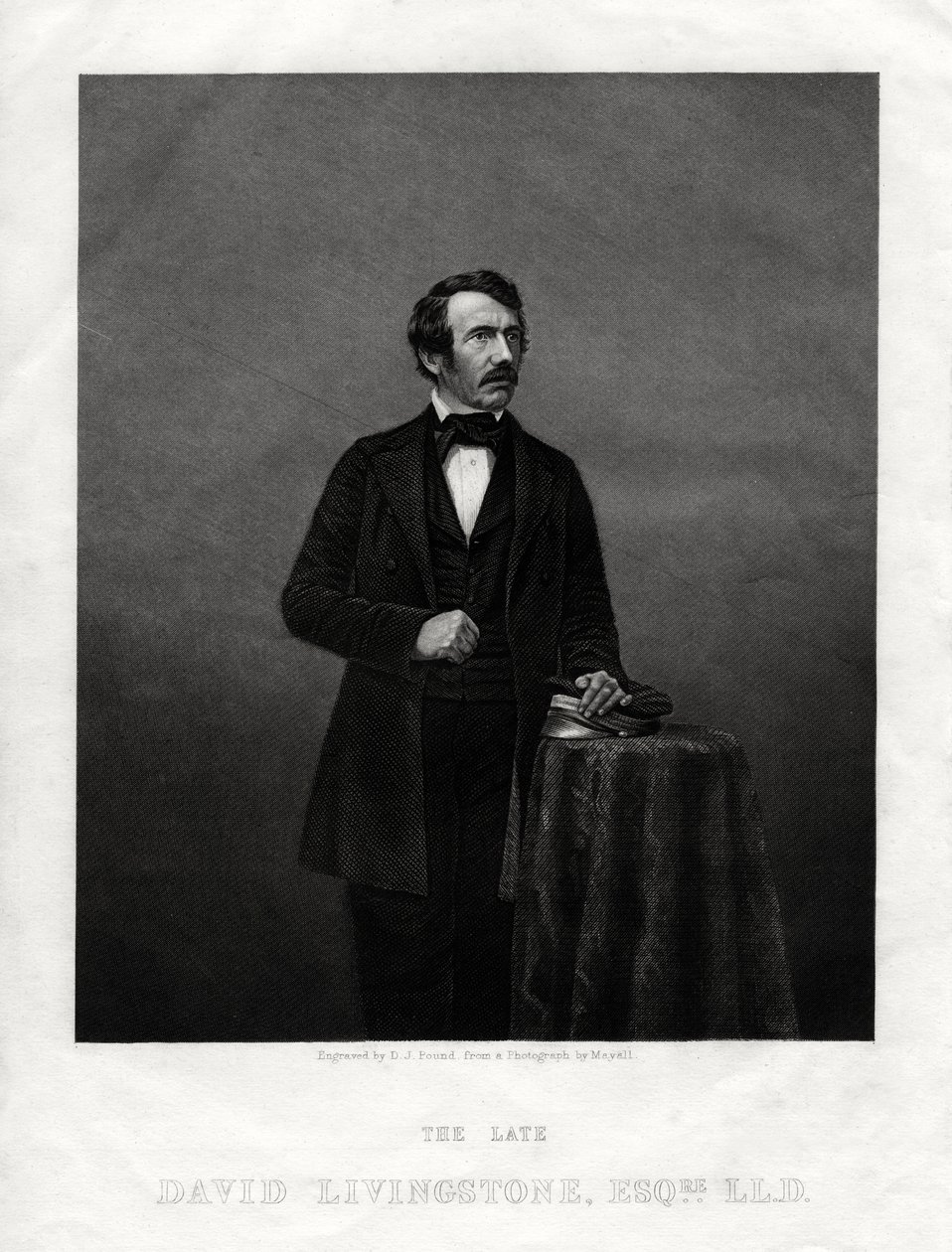 David Livingstone, Scottish Missionary and African Explorer, 1880 by Daniel John Pound