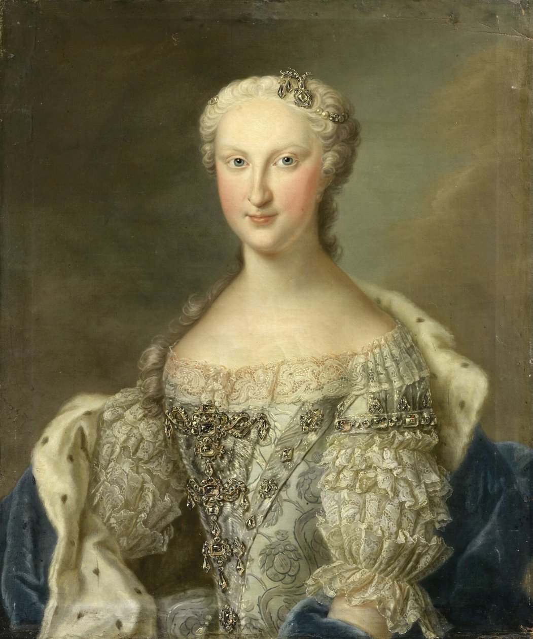 Marie-Thérèse-Raphaëlle de Bourbon, Infanta of Spain, Dauphine of France in 1745 by Daniel Klein