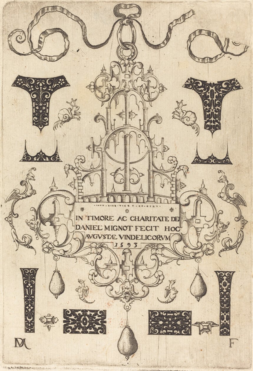 Title Page: Pendant, Surrounded by Eight Small Studs by Daniel Mignot