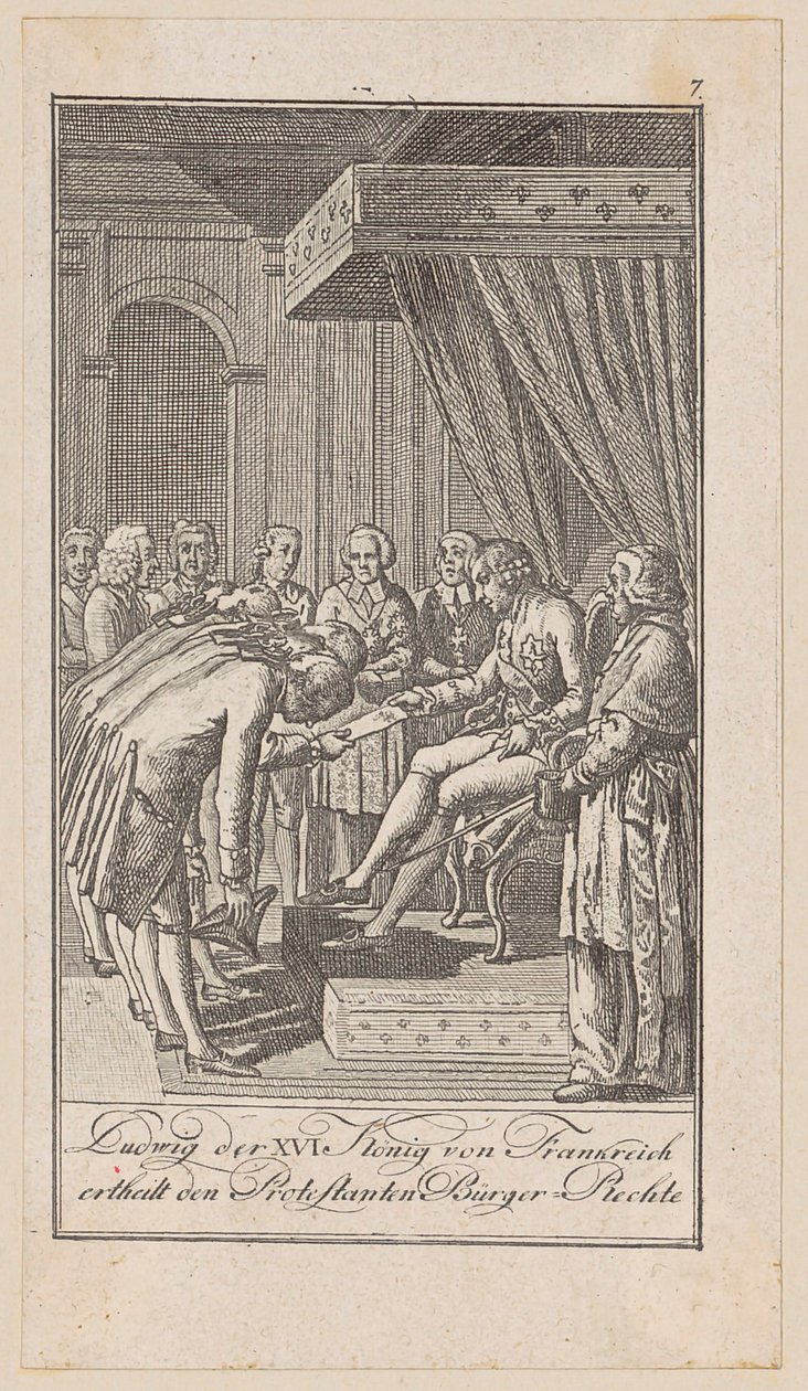 Sheet 7 from "Depictions from Modern History" by Daniel Nikolaus Chodowiecki