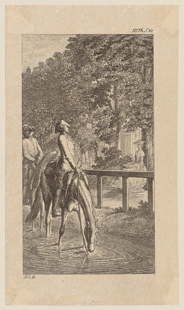 Bunkel Finds Carola Bennet After Ten Years of Separation, Plate 11 from "Life, Remarks, and Opinions of Johann Bunkel" by Daniel Nikolaus Chodowiecki