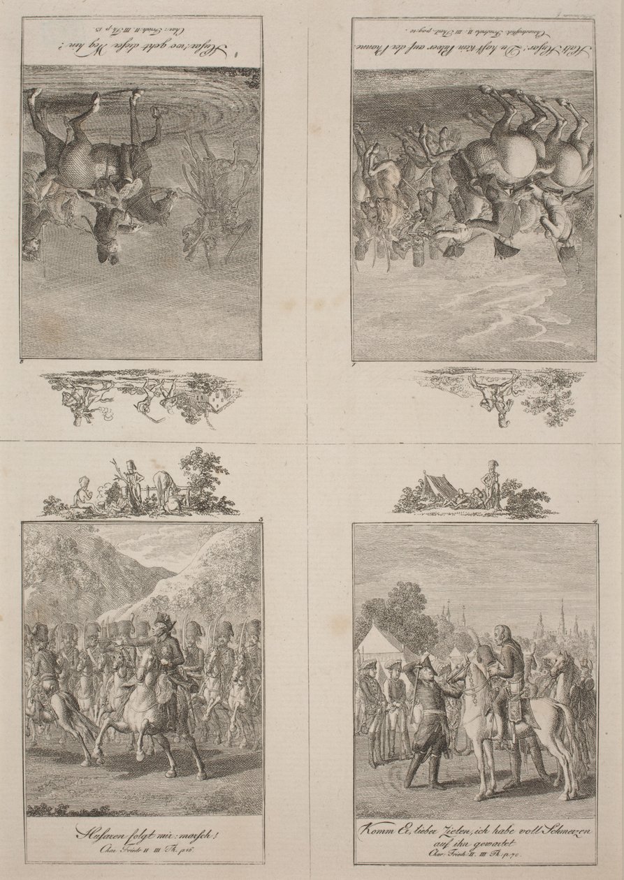 Characteristics of Frederick II (Part III) by Daniel Nikolaus Chodowiecki