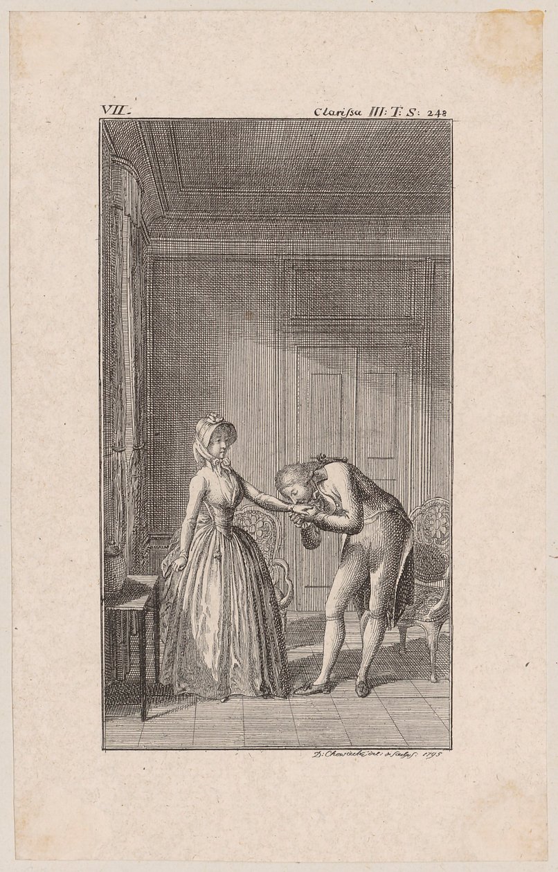 Clarisse Regrets Her Escape by Daniel Nikolaus Chodowiecki