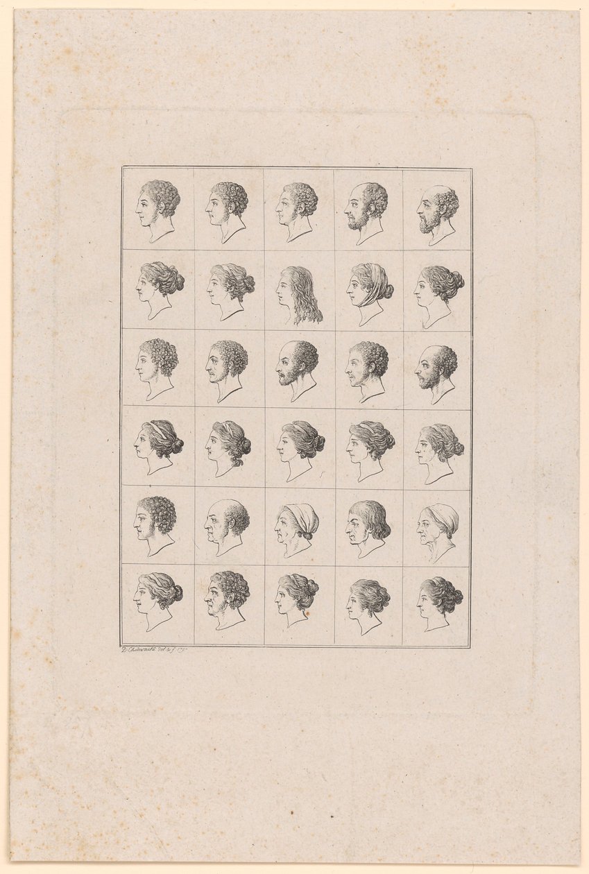 Thirty Physiognomic Heads by Daniel Nikolaus Chodowiecki