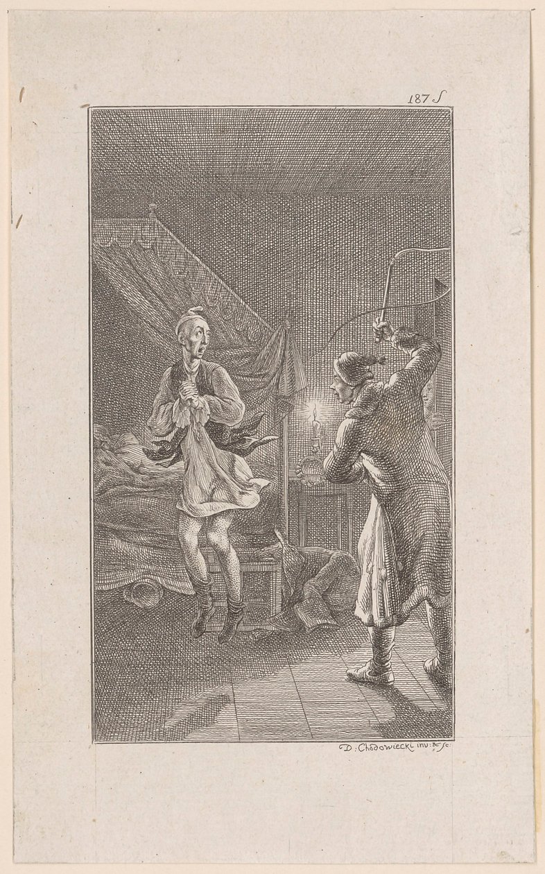 Her Fourth Husband by Daniel Nikolaus Chodowiecki