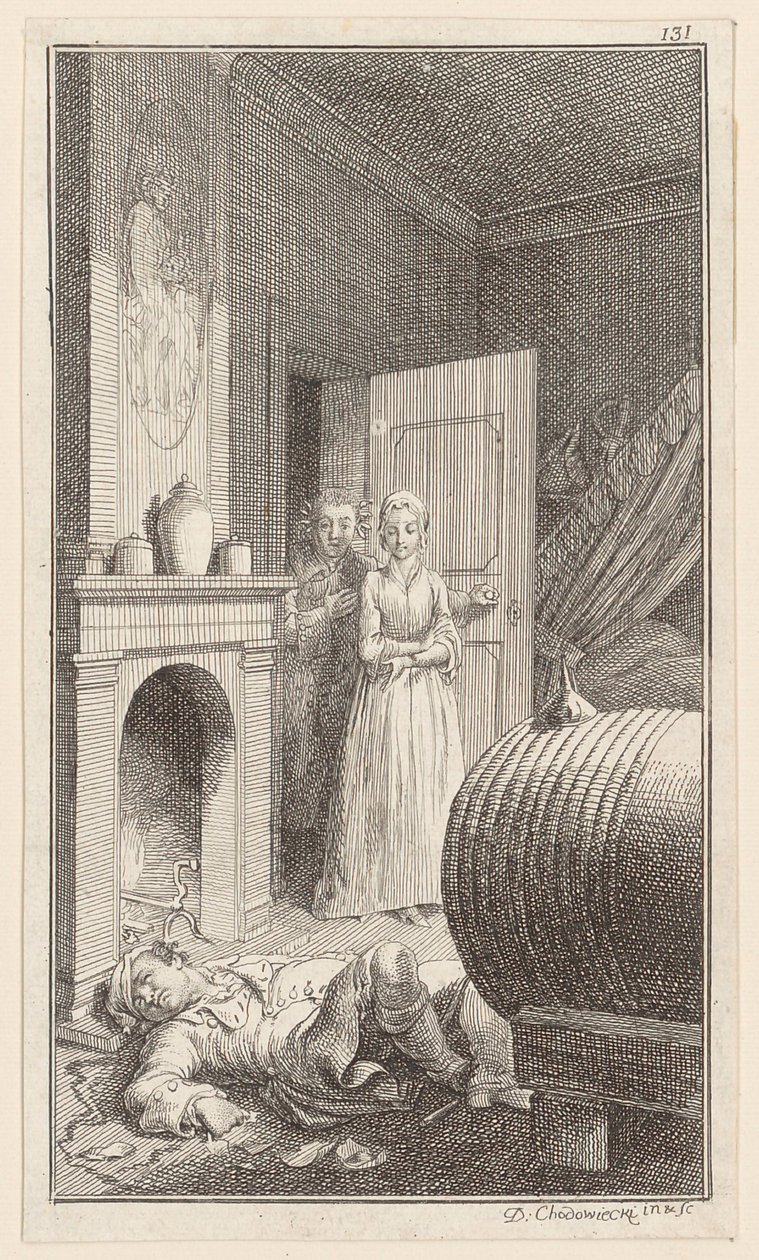 Her Second Husband by Daniel Nikolaus Chodowiecki