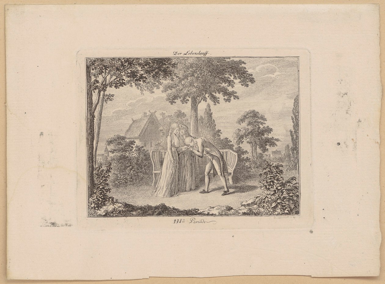 Period III, Plate 4 of the Series "The Course of Life" by Daniel Nikolaus Chodowiecki