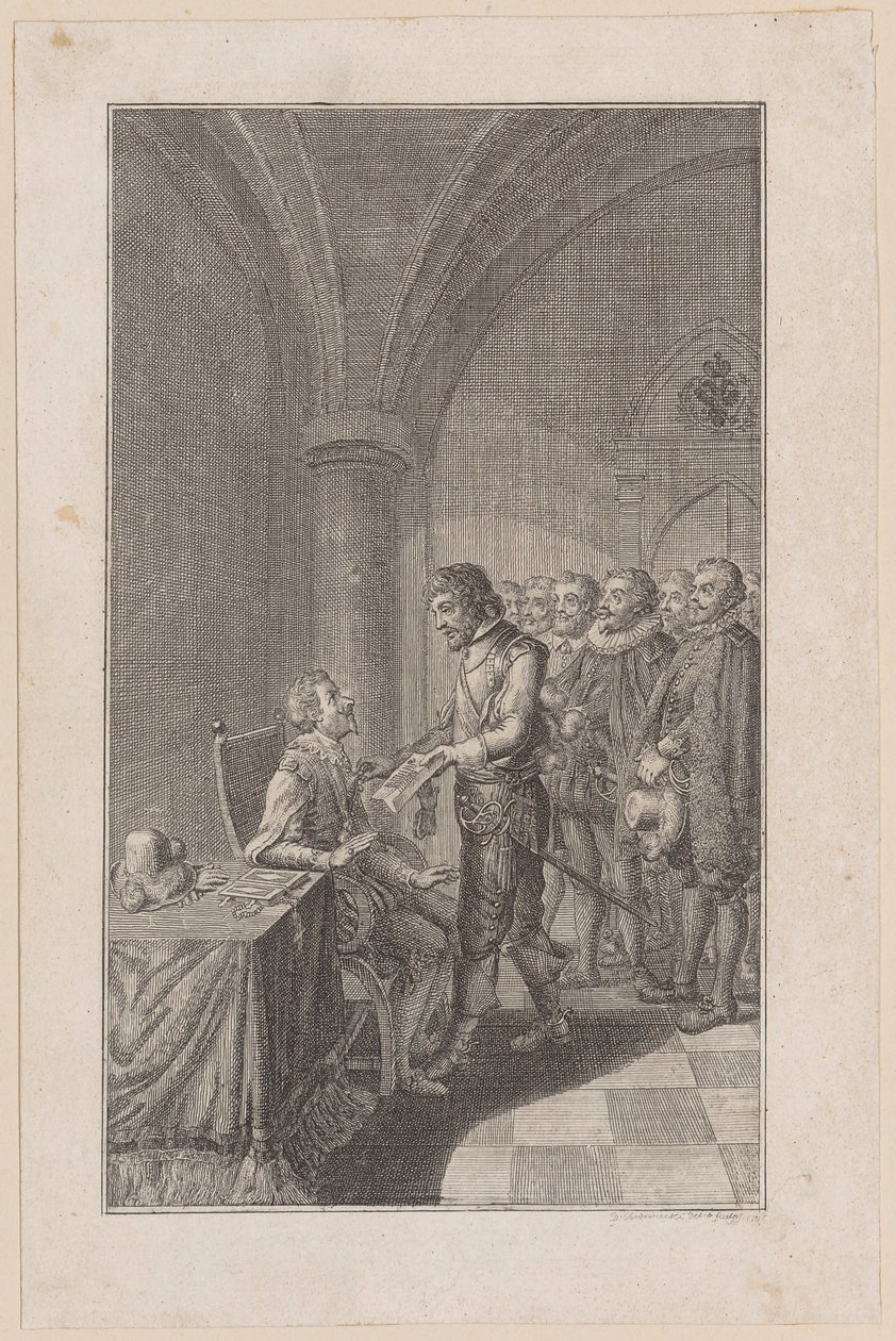 Protestant Estates of Austria Want to Join the Confederation by Daniel Nikolaus Chodowiecki