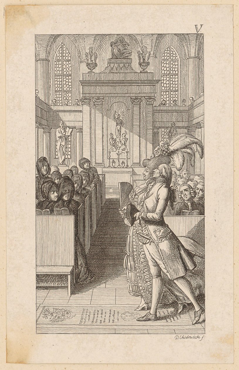 His Fifth Wife by Daniel Nikolaus Chodowiecki