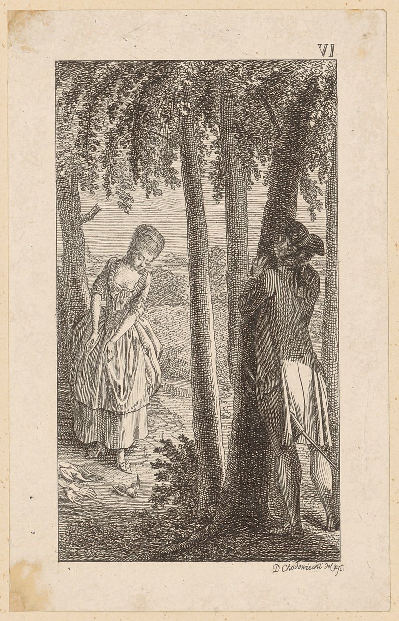 His Sixth Wife by Daniel Nikolaus Chodowiecki