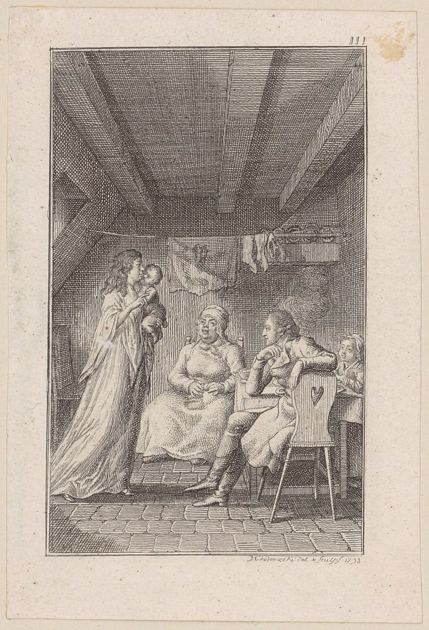 Scene in Another Tavern by Daniel Nikolaus Chodowiecki