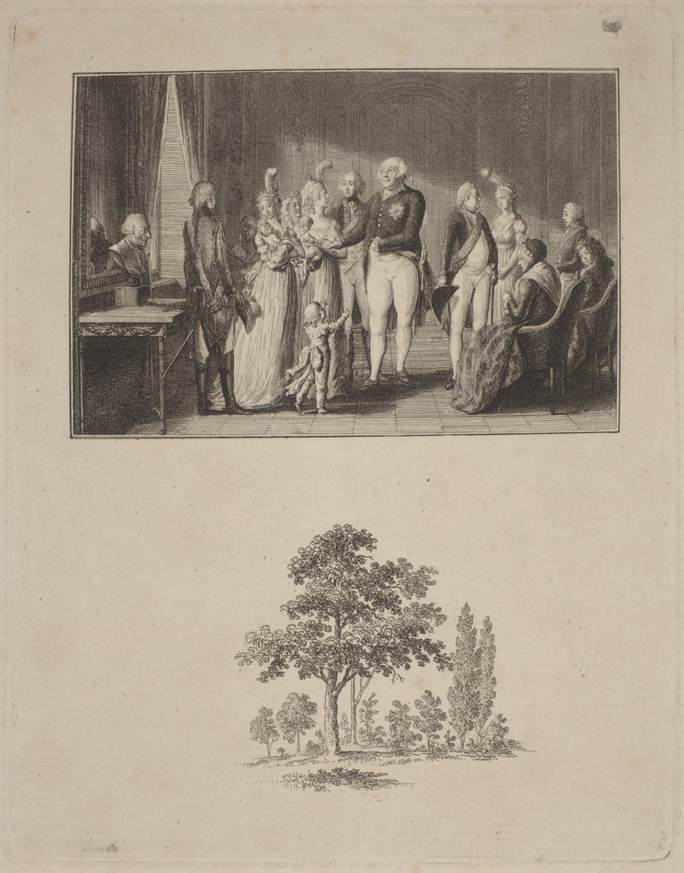 The Prussian Royal Family by Daniel Nikolaus Chodowiecki