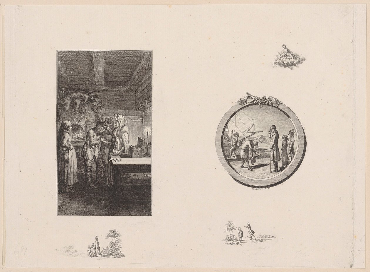Title engraving and vignette for Storch
