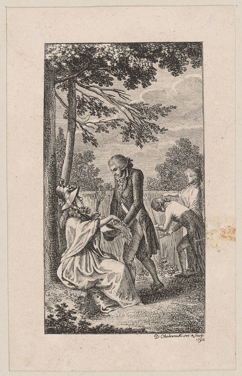 Title Copper for "Gleanings" by Daniel Nikolaus Chodowiecki
