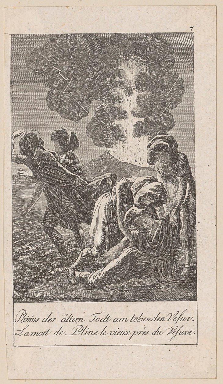 Death of Pliny the Elder, Plate 7 from the Series 