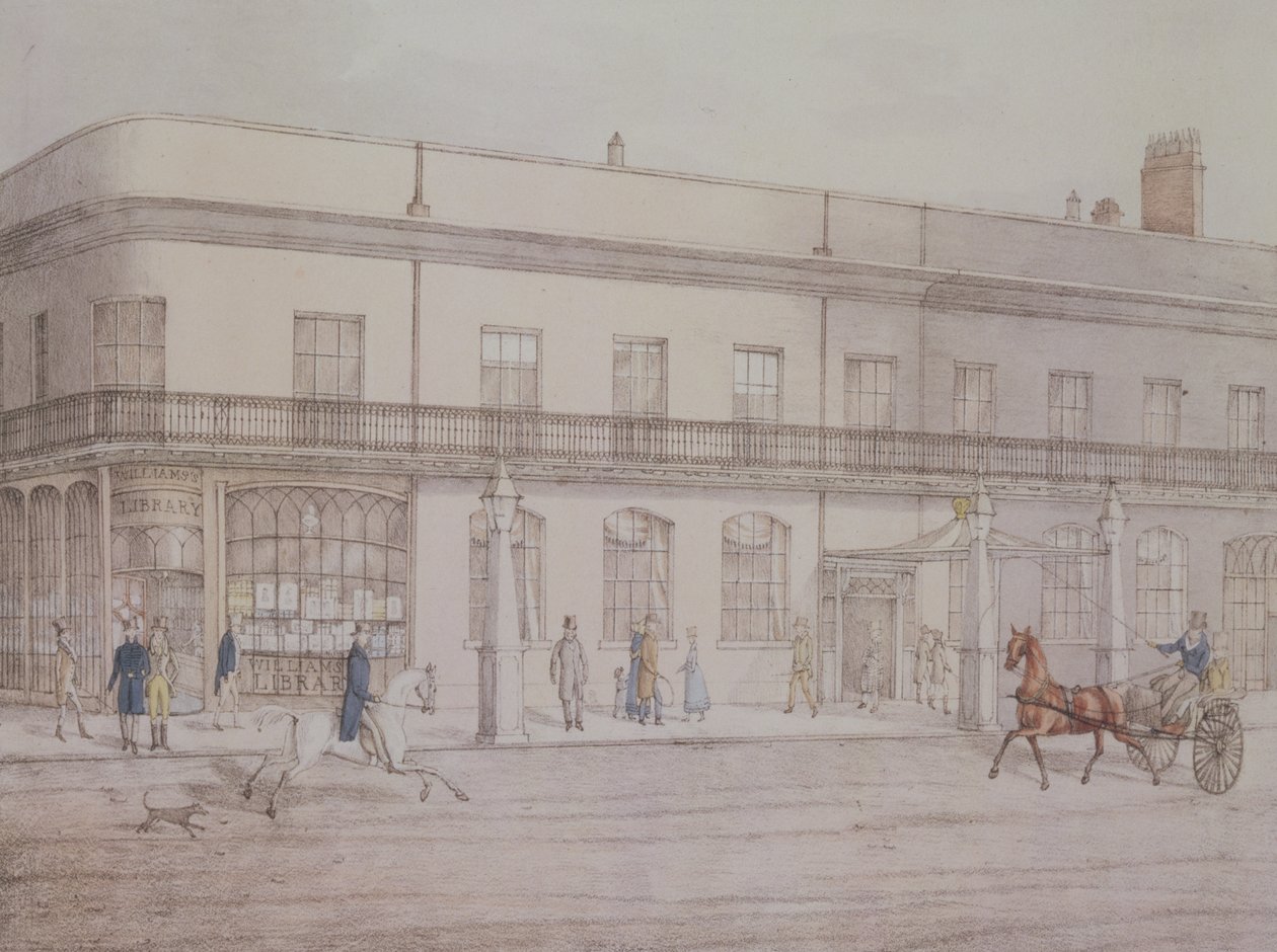 Assembly Rooms & Williams Library, Cheltenham, 1821 by Daniel Thomas Egerton