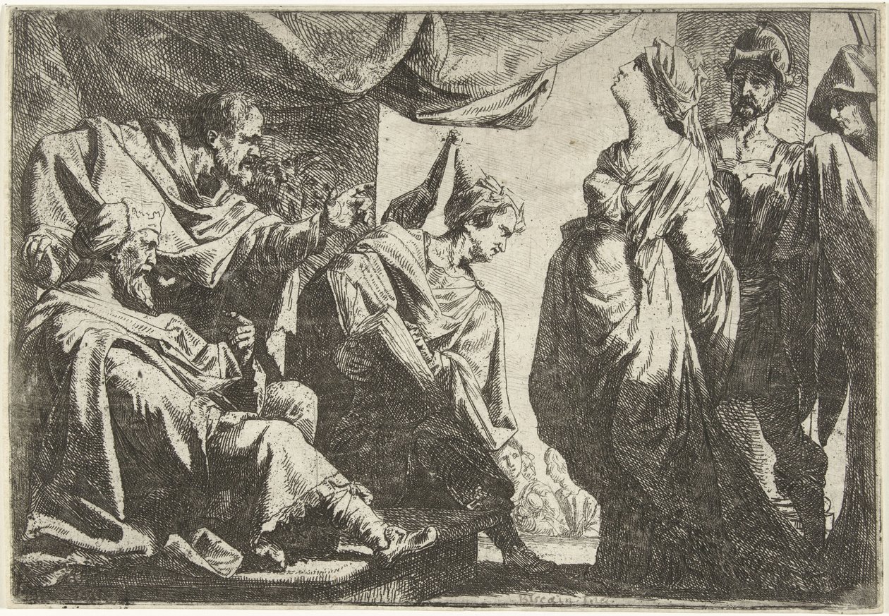Susanna Before the Judges by Daniel van den Dyck